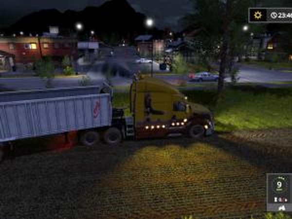 Peterbilt 579версия 2.0 для Farming Simulator 2017