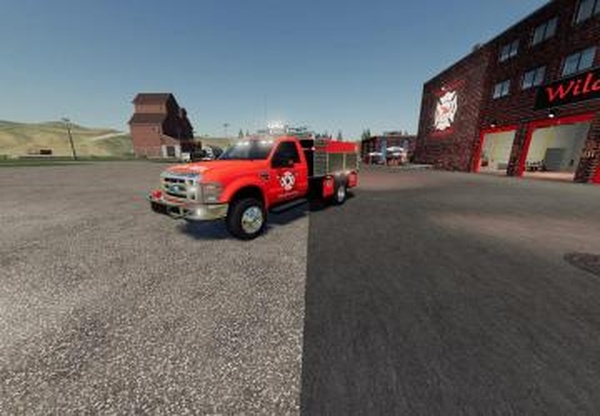 2010 Ford F350 Brush / Mini Pumperверсия 1.0 для Farming Simulator 2019 (v1.6.0.0)