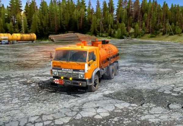 Texture concrete tiles (Текстура бетонной плитки)v1 для Spintires: MudRunner (v18.10.18)