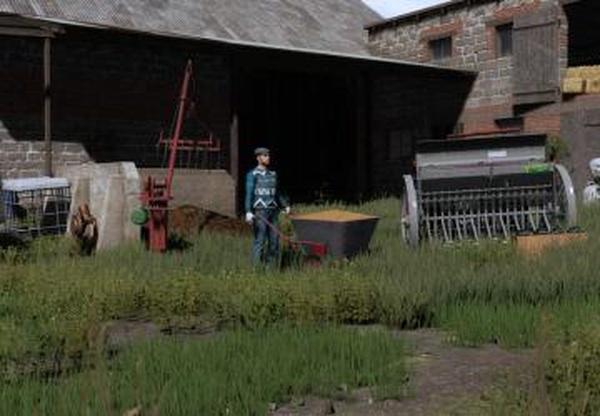 Two-wheel Barrowверсия 1.0.0.0 для Farming Simulator 2022