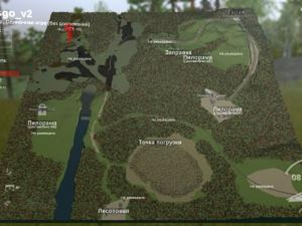 Карта «Поехали 2»версия 2.0 beta для SpinTires (v03.03.16)