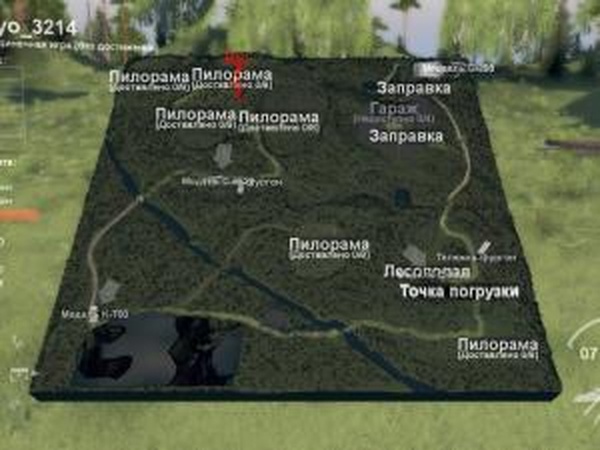 Карта «Район 3214»версия 1.0 для SpinTires (v03.03.16)