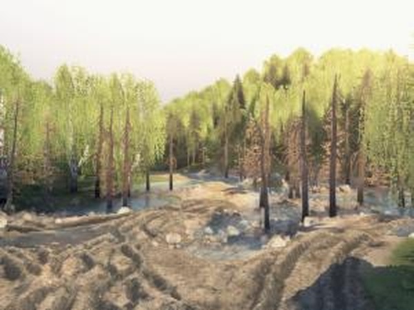 Карта «Дорожная история: Кругом 500»версия 1.0 для SpinTires (v03.03.16)