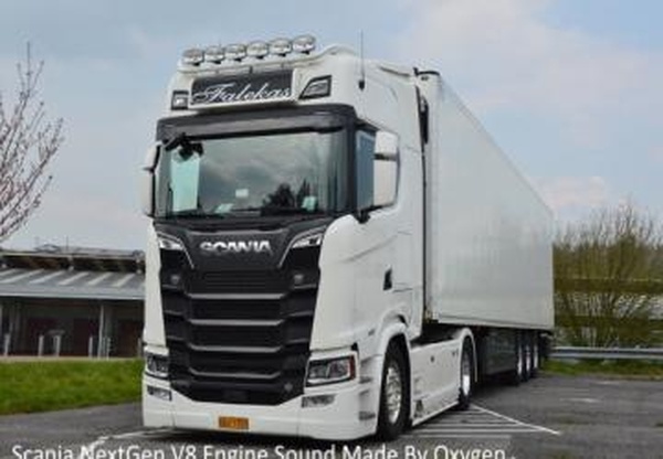 Scania Next Gen V8 Engine Soundверсия 1.0 для Euro Truck Simulator 2 (v1.39.x, - 1.43.x)