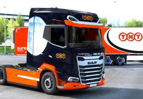 DAF21 XG Skin Pack TNT Expressверсия 1.0 для Euro Truck Simulator 2 (v1.40.x)