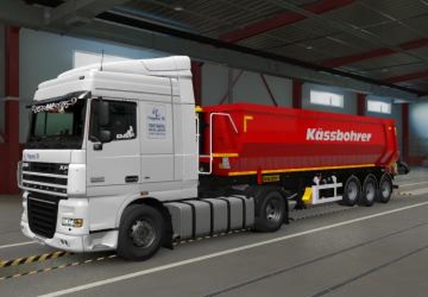 Красный скин Kassbohrerверсия 1.0 для Euro Truck Simulator 2 (v1.39.x, - 1.41.x)
