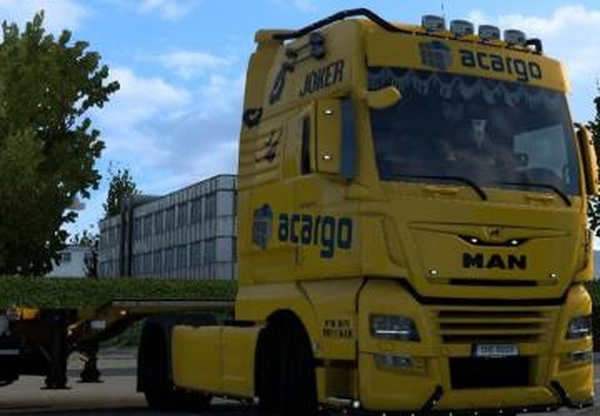 Скин Acargo для MAN Euro 6 Madsterверсия 1.0 для Euro Truck Simulator 2 (v1.40.x, 1.41.x)