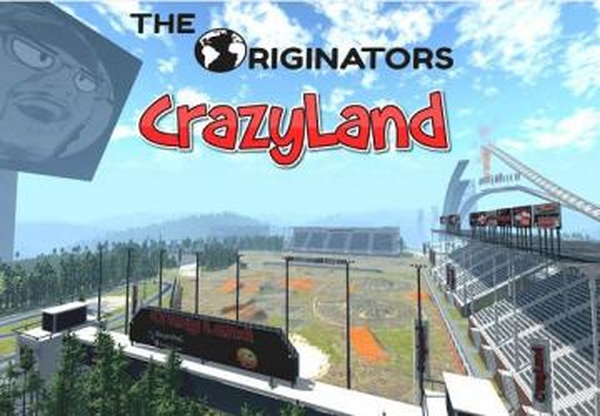 Карта Crazy Landверсия 0.9 для BeamNG.drive (v0.15.x)