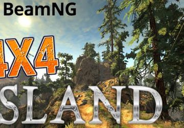 Карта «4x4 Island»версия 1.0 для BeamNG.drive (v0.15)