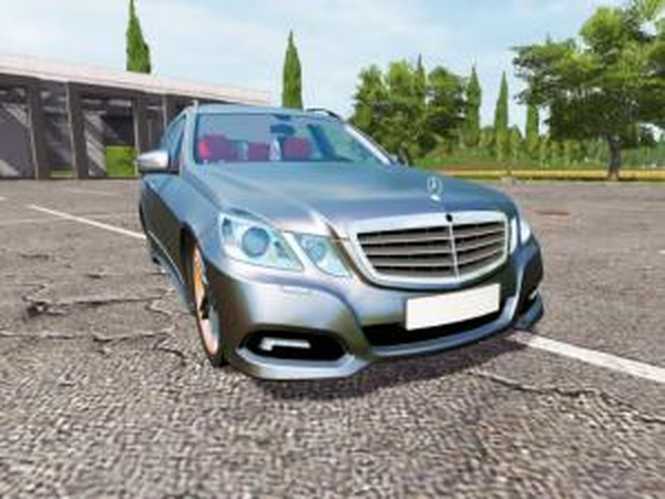 Mercedes-Benz E350 Estate (S212)версия 07.12.16 для Farming Simulator 2017 (v1.2.1)