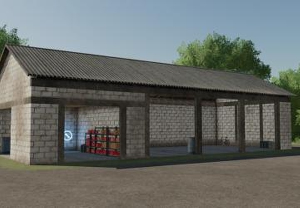 Open Garage With Workshopверсия 1.0.0.0 для Farming Simulator 2022