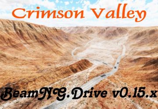 Crimson Valleyверсия 1.0 для BeamNG.drive (v0.15.x)