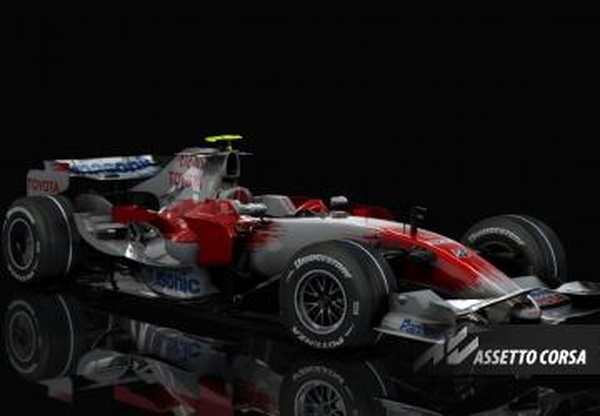 F1 2008 - Toyota TF108версия 1.0 для Assetto Corsa