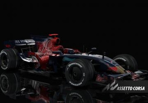 F1 2008 - Toro Rosso STR3версия 1.0 для Assetto Corsa