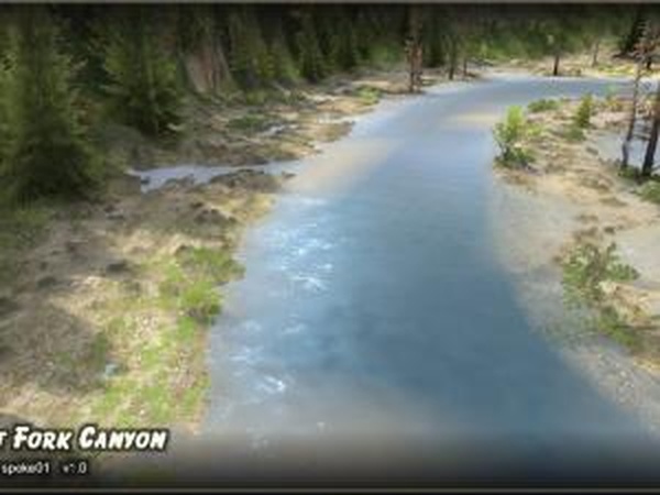 Карта «West Fork Canyon»версия 13.03.17 для SpinTires (v03.03.16)