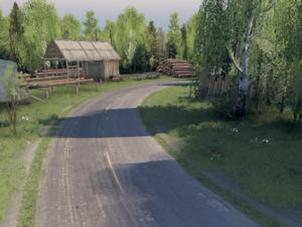 Карта «Переезд»версия 1.0 для SpinTires (v03.03.16)