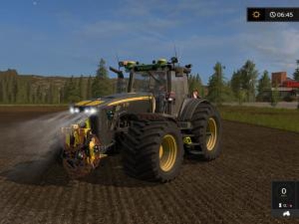 John Deere 8530 Black Shadow Packверсия 1.0 для Farming Simulator 2017 (v1.3)