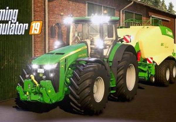 John Deere 8R New Designверсия 1.0 для Farming Simulator 2019 (v1.6.0.0)