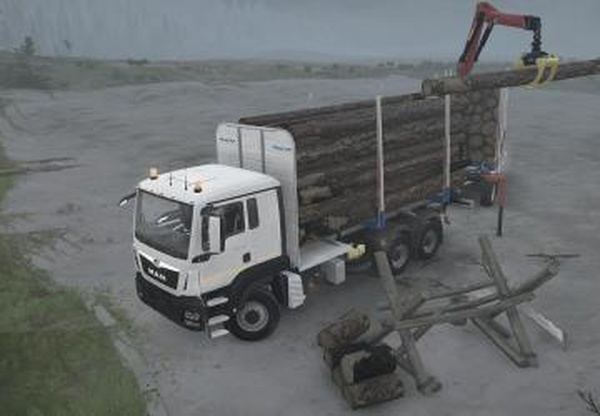 MAN TGS 33.480 BB WWверсия 1.01 для Spintires: MudRunner (v18/05/21)