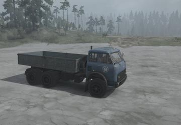 МАЗ-515 синий и хакиверсия 1.0 для Spintires: MudRunner (v18.10.18)