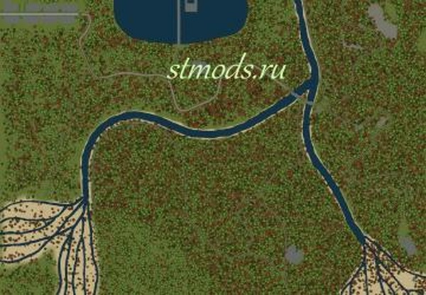 Карта «Речушки»версия 1.0 для Spintires: MudRunner (v22.03.19)