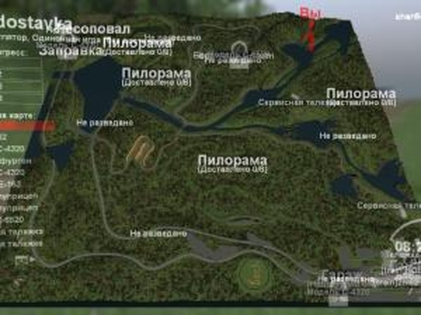 Карта «Dostavka»версия 1.0 для SpinTires (v03.03.16)
