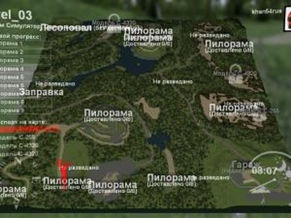 Карта «Весенняя распутица»версия 1 для SpinTires (v03.03.16)