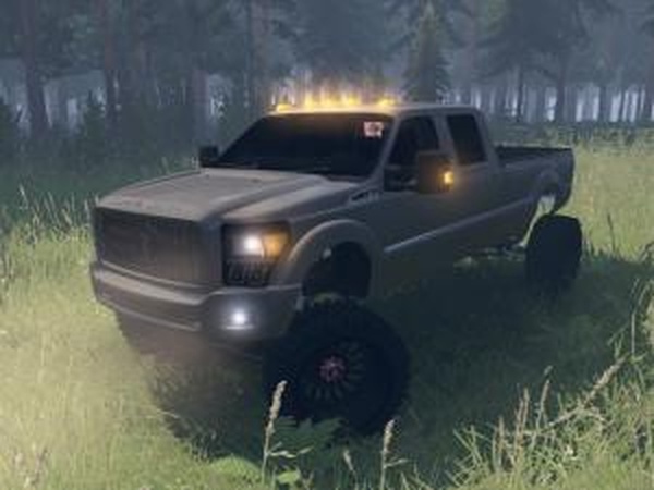 Ford F350 PowerStrokeверсия 10.03.17 для SpinTires (v03.03.16)