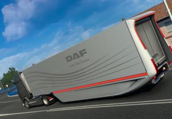 DAF Skin for MB AeroDynamic Trailerверсия 1.0 для Euro Truck Simulator 2 (v1.40.x)