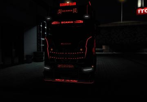 Glowing tuning for Scania S 2016версия 1.0 для Euro Truck Simulator 2 (v1.40.x)