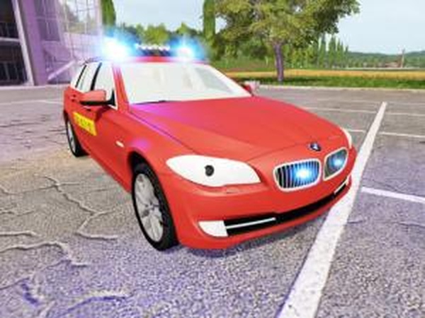 BMW 530d Touring (F11) Feuerwehrверсия 06.12.16 для Farming Simulator 2017 (v1.3)