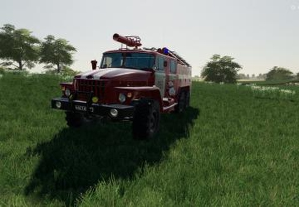 Урал 43202 Пожарныйверсия 1.1 для Farming Simulator 2019 (v1.6)