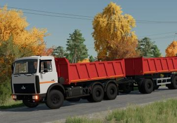 МАЗ-5516 Сельхозверсия 1.3.0.1 для Farming Simulator 2022 (v1.13.x)