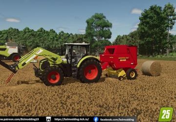 New Holland 648версия 1.0.0.0 для Farming Simulator 2025