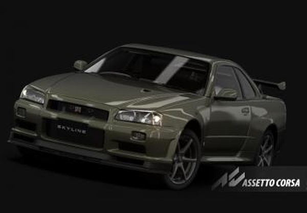 2002 Nissan Skyline GT-R Series II V-Spec II Nür (R34)v1.0 для Assetto Corsa