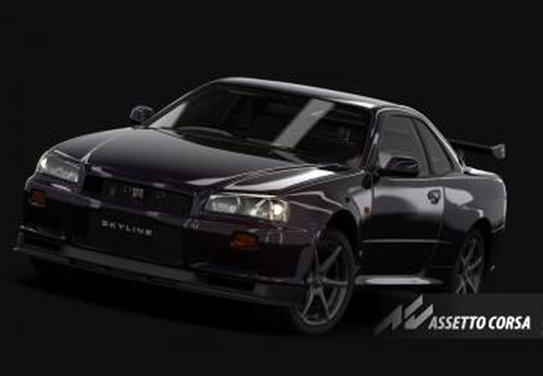 1999 Nissan Skyline GT-R Series I V-Spec Limited Color Midnight Purple II (R34)v1.0 для Assetto Corsa