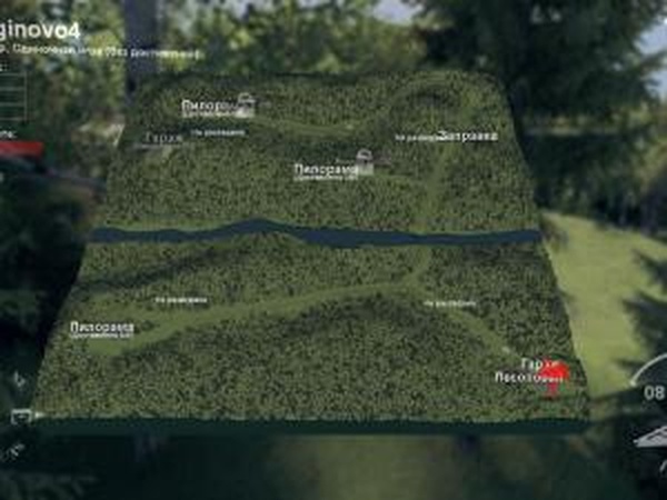 Карта «Логиново 4»версия 2 для SpinTires (v03.03.16)