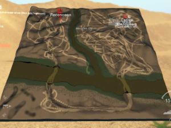 Карта «Рейд Камаз Мастер»версия 1.0 для SpinTires (v03.03.16)