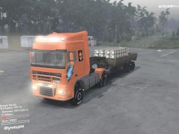 DAF 105 XFверсия 2 для SpinTires (v03.03.16)