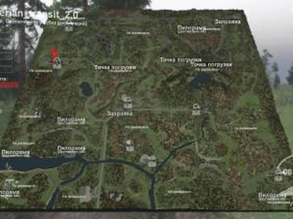 Карта «Siberian transit»версия 2.0 для SpinTires (v03.03.16)