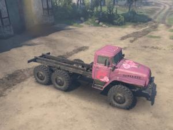 Текстура Урал-4320 «8 марта»для SpinTires (v03.03.16)