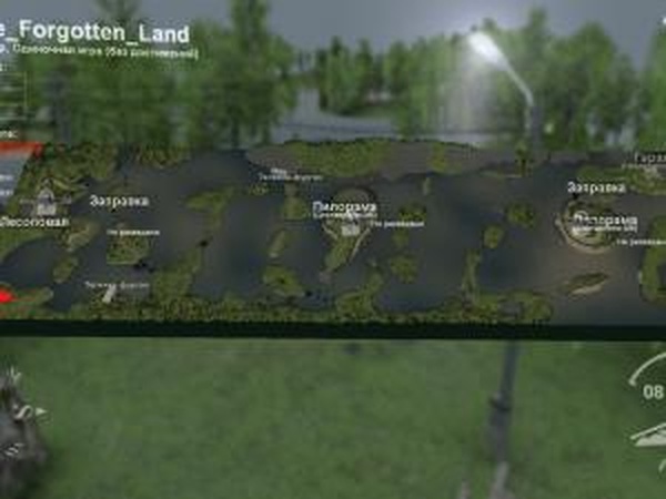 Карта «The Forgotten Land»версия 1 для SpinTires (v03.03.16)