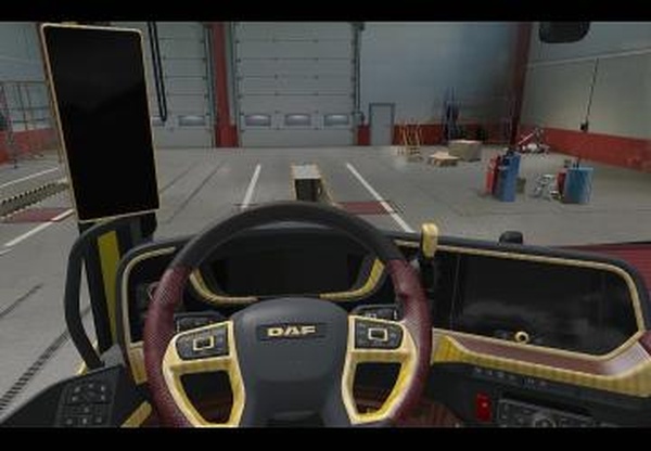 Салон для DAF 2021версия 1.0 для Euro Truck Simulator 2 (v1.40.x, 1.41.x)