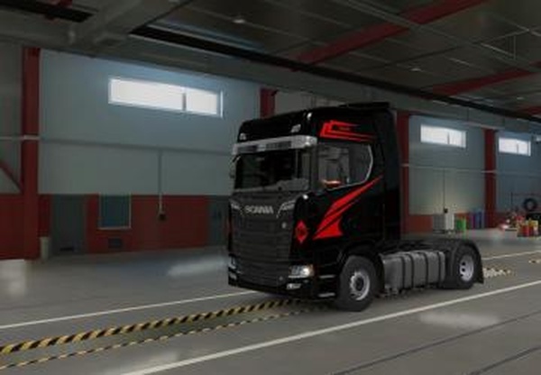 Скин для Scania S 2016версия 1.0 для Euro Truck Simulator 2 (v1.38.x, - 1.43.x)