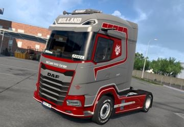Скин Dutch Style для DAF 2021 XG+версия 1.0 для Euro Truck Simulator 2 (v1.40.x)
