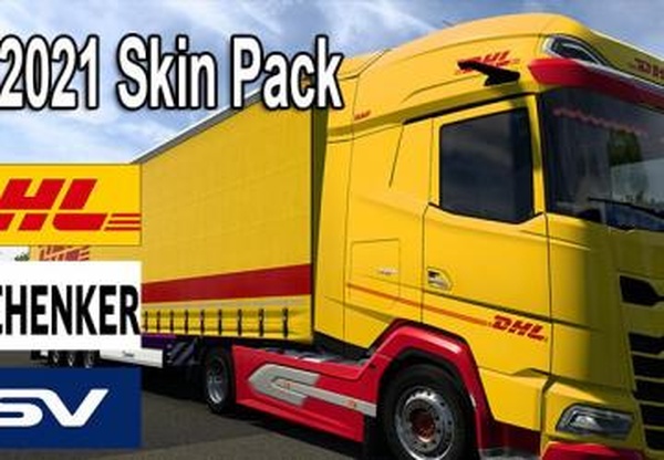 DAF 2021 Skin Packверсия 1.0 для Euro Truck Simulator 2 (v1.40.x, 1.41.x)