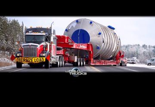 Загрузочные экраны  «Oversize load»версия 1.4 для Euro Truck Simulator 2 (v1.37.x, - 1.40.x)