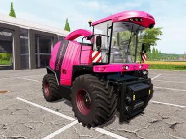 Krone BiG X 1100 pinkверсия 04.12.16 для Farming Simulator 2017 (v1.3)