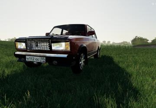 Ваз 2107 Вишнёваяверсия 3.0 для Farming Simulator 2019 (v1.6)