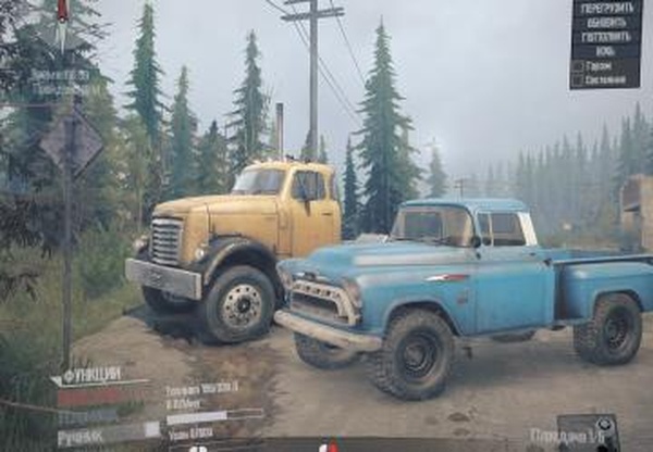 GMC DW950 и Chevrolet Napco 3100 с текстурами и кодированным мэшемv1.0 для Spintires: MudRunner (v18.10.18)
